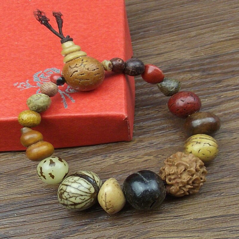 Bracelet en graines de Bodhi fait main