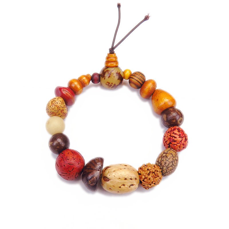 Bracelet en graines de Bodhi fait main