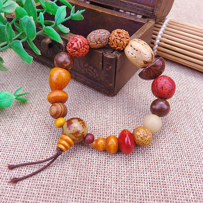 Bracelet en graines de Bodhi fait main