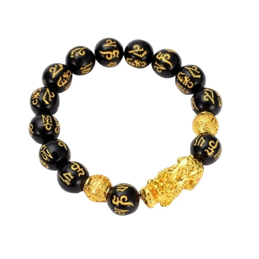 MAGNIFIQUE Bracelet obsidienne Pi Xiu